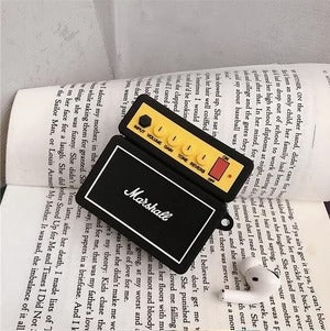 Marshall Style AirPods Case – Premium Silicone Cover for AirPods 2 pro – Shockproof