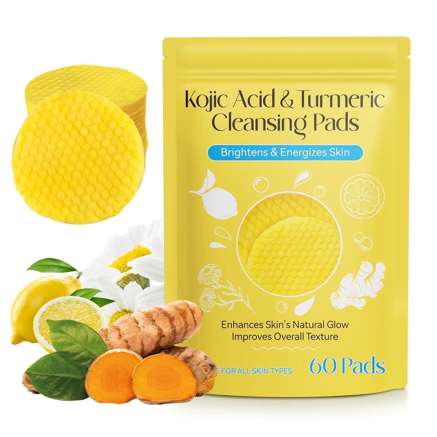 Turmeric Kojic Acid Cleansing Pads