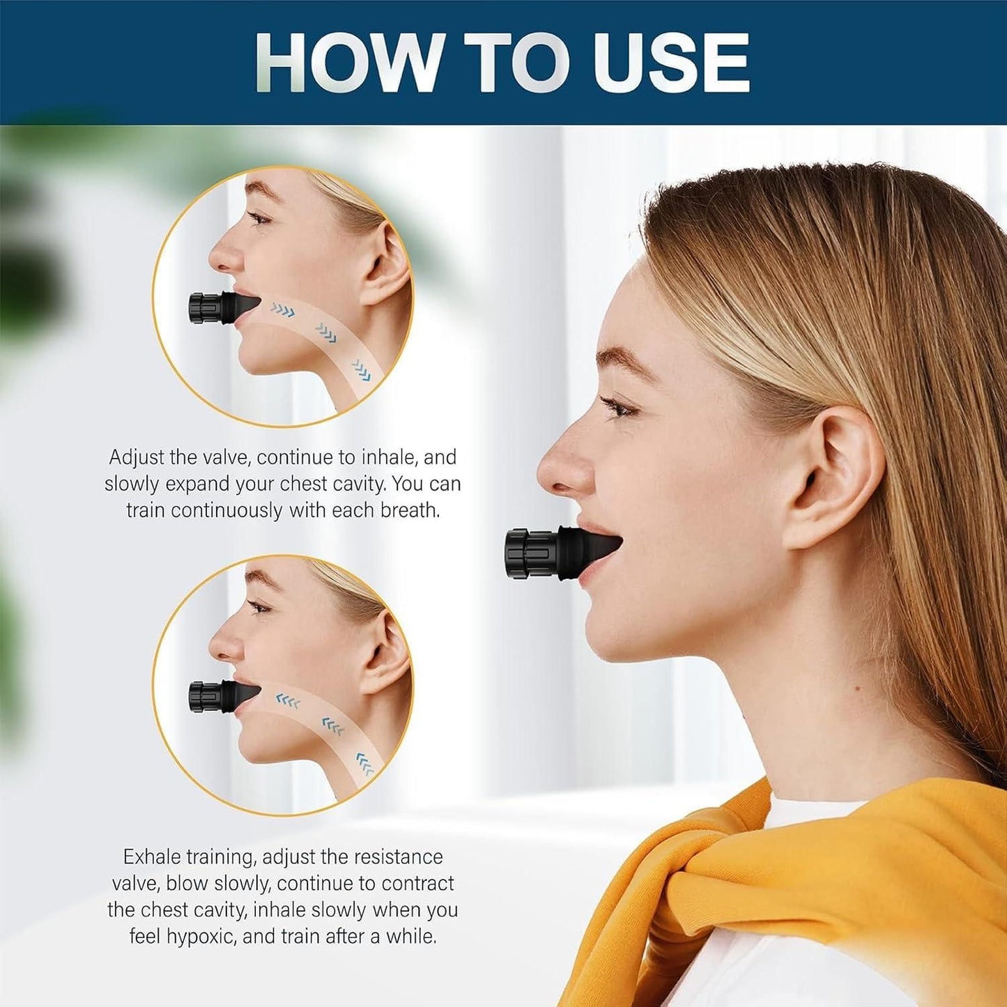 Digrove™ Breathing Trainer with Jaw Trainer