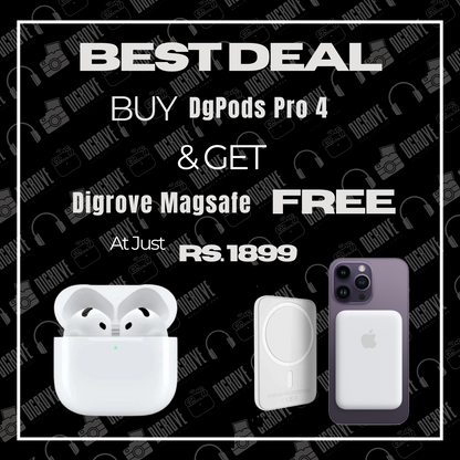 DG Pods Pro 4 Gen ANC (Type-C) + FREE 10000mAh MagSafe Powerbank