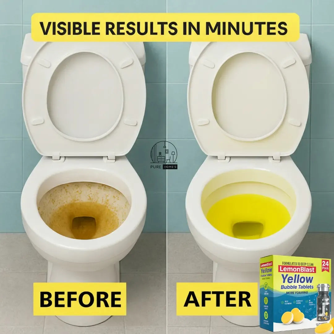 LemonBlast Cleaning Tablets – Freshness + Unclogging in One Tablet! 🍋