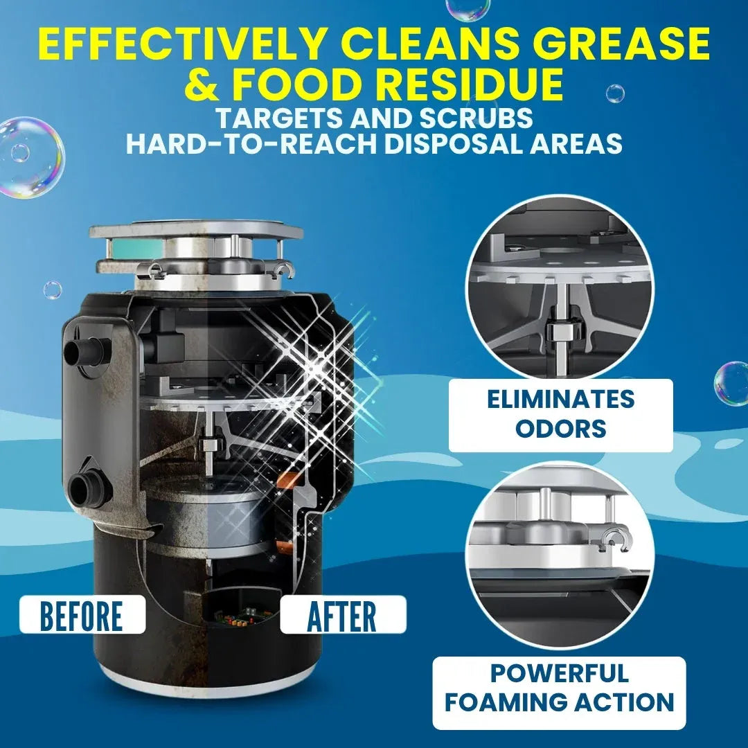 LemonBlast Cleaning Tablets – Freshness + Unclogging in One Tablet! 🍋